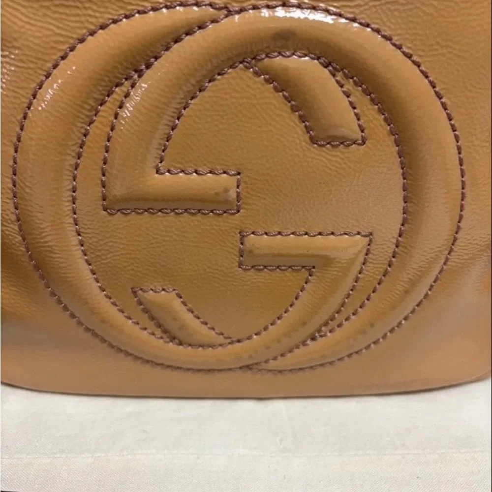 Gucci Brown Leather Crossbody Bag with Tassel - Picture 2 of 8